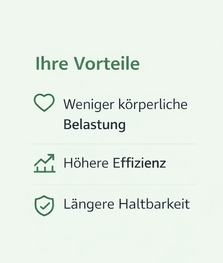 BalanToolce Vorteile – ergonomisches Balancer System für schwere Handgeräte Technische Vorteile des BalanToolce Balancer-Systems – Tragkraft bis 25 kg, höhenverstellbar bis 3 m und ergonomisches Arbeiten mit weniger